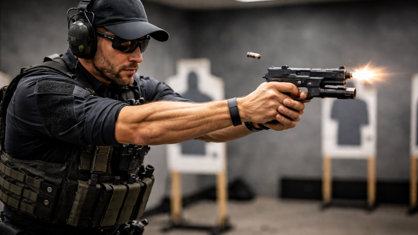 O treinamento de tiro na segurança institucional é essencial para sustentar operações de alto risco, destaca Ernesto Kenji Igarashi.