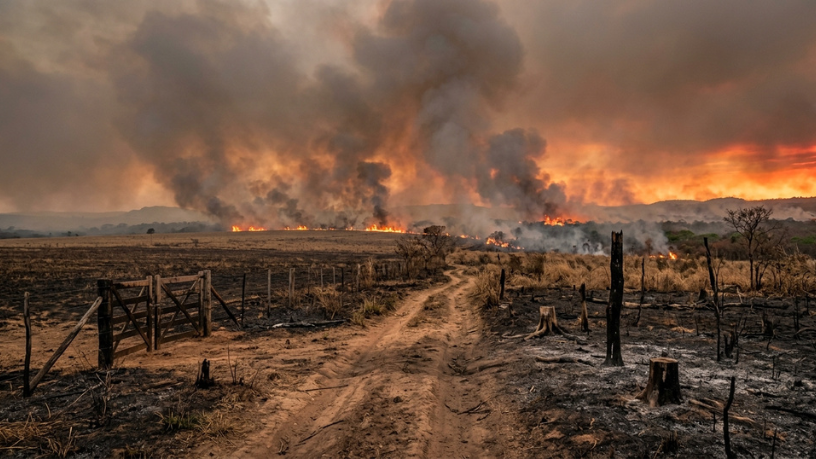 Queimadas em Mato Grosso entram em alerta máximo e aumentam preocupação com saúde, produção rural e Pantanal